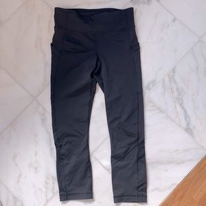 Lululemon side pocket running pants, mid calf